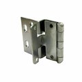 Hd RPC 1.62 in. Thick Door Overlay Hinges- Dull Chrome finish C844 26D